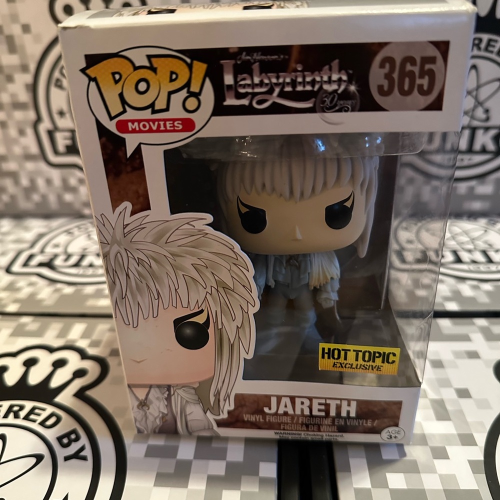 Funko Pop Movies Labyrinth Jareth Vinyl Figure 365 Hot Topic Exclusive NIB